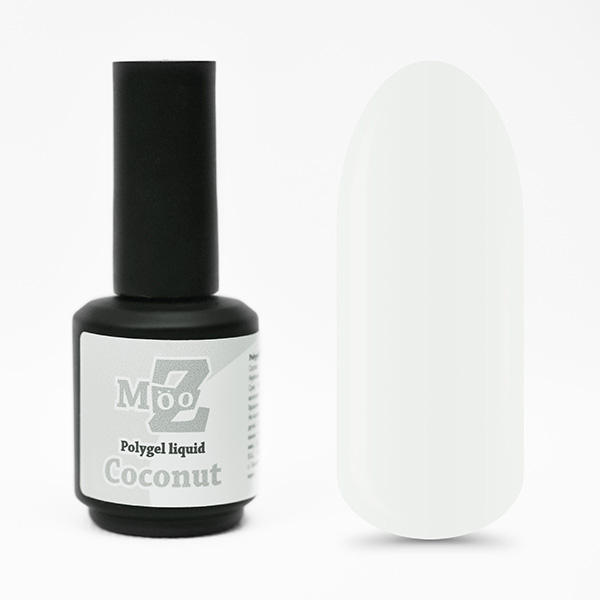 Polygel liquid MOOZ Coconut жидкий полигель, 16 мл